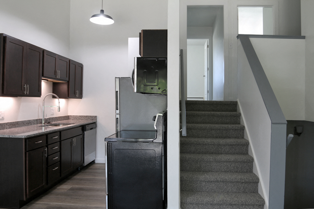 University Lofts Kitchen